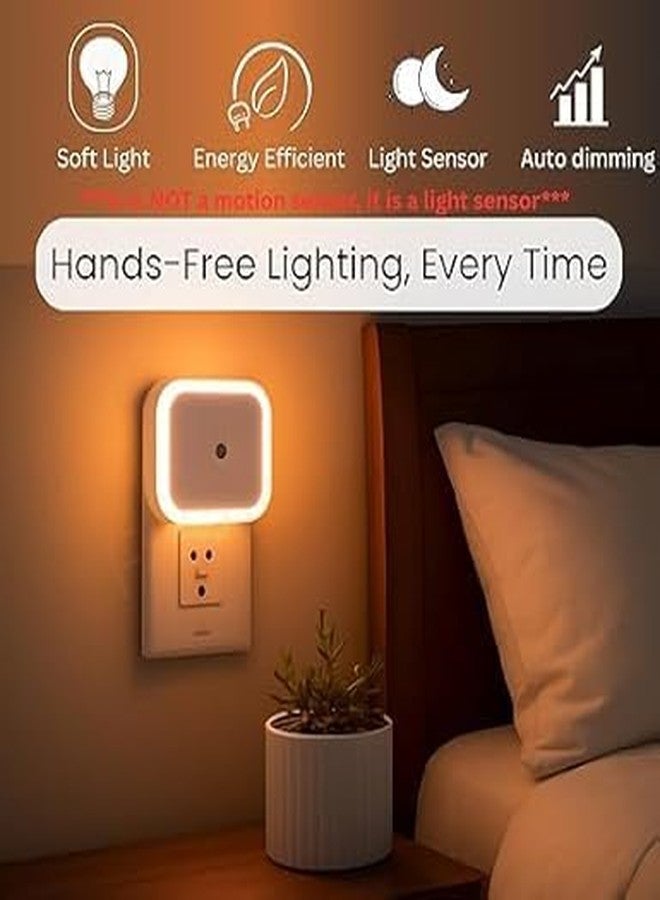 Nexosity Smart LED Night Lights Pack of 3 Auto Sensor Plug-in Night Lamps for Home, Bedroom, Hallway, Bathroom | Energy Efficient - Image 2